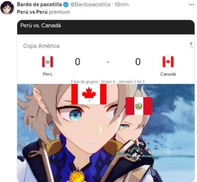 Memes del Perú vs. Canadá