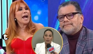 Magaly se enfrenta EN VIVO con el dr. Angulo: Ella le dice ‘macho bruto’ y él, ‘feminazi’