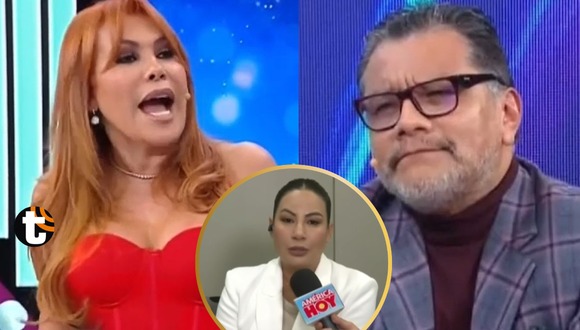 TROME - Magaly se pelea EN VIVO con el dr. Angulo por llamar maltratadora a Pamela López