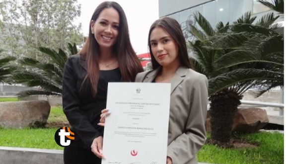 Hija de Melissa Klug recibió título de abogada