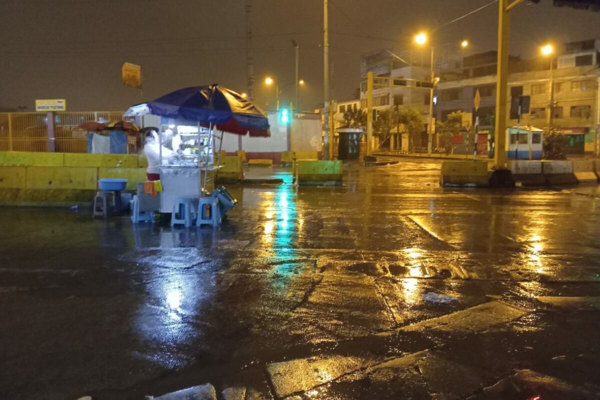Llovizna en Lima y Callao. Foto: Senamhi