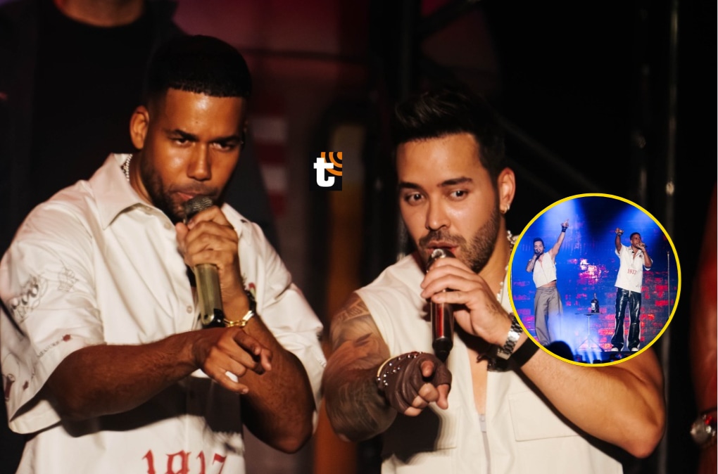 Romeo Santos y Prince Royce hicieron cantar a miles en el Estadio Nacional.