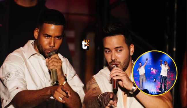 Romeo Santos y Prince Royce hicieron cantar a miles en el Estadio Nacional.