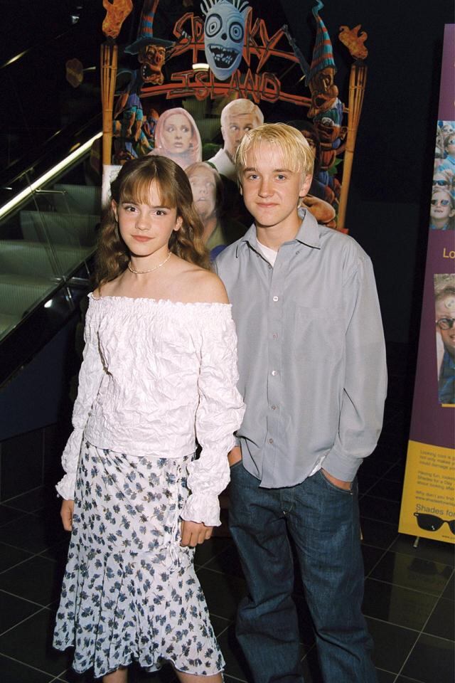 Emma Watson y Tom Felton compartieron momentos desde muy pequeños. (Foto: Getty)