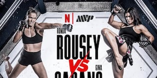 Ronda Rousey y Gina Carano se enfrentarán el 26 de mayo en Los Ángeles, California. (Netflix)