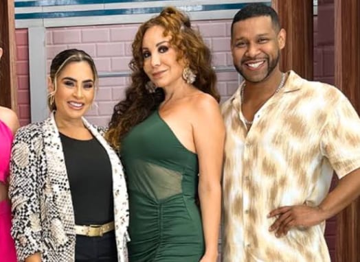 Ethel Pozo junto a Janet Barboza y Ethel Pozo.