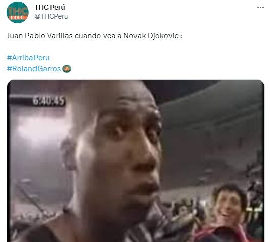 Memes del histórico encuentro entre Varillas y Djokovic. (Foto: Twitter).