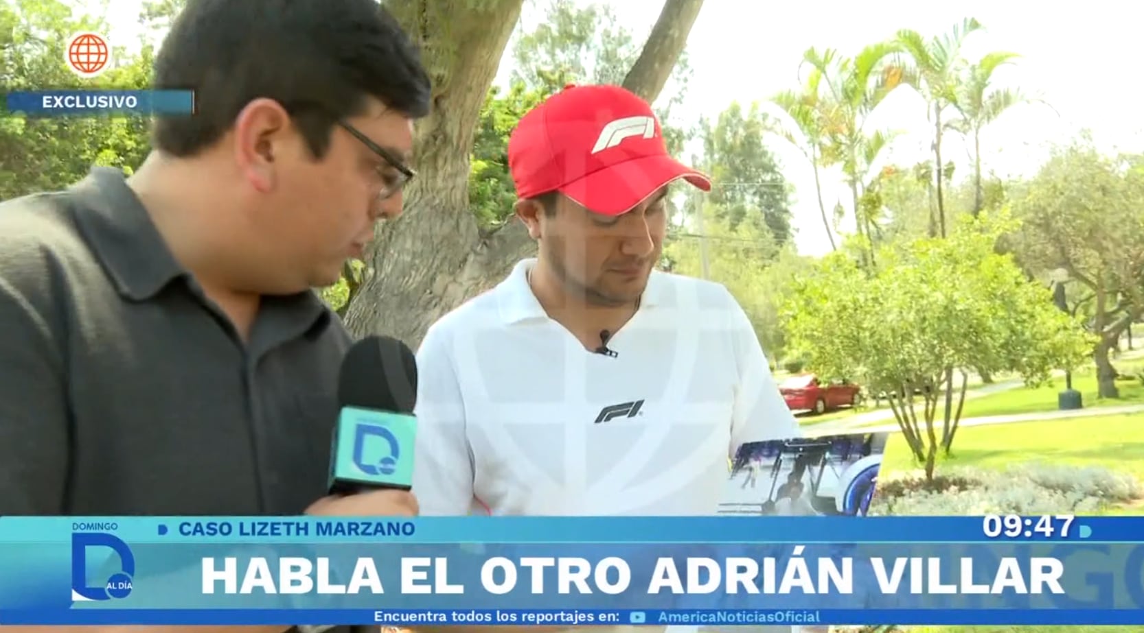 César Adrián Villar Ortiz lamenta que su imagen haya sido usada y relacionada con Adrián Villar Chirinos, responsable del atropello a Lizeth Marzano.