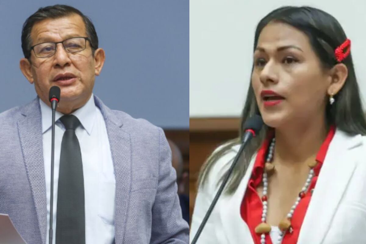 Eduardo Salhuana y Silvana Robles se disputarán la presidencia del Congreso. Composición: Gestión.