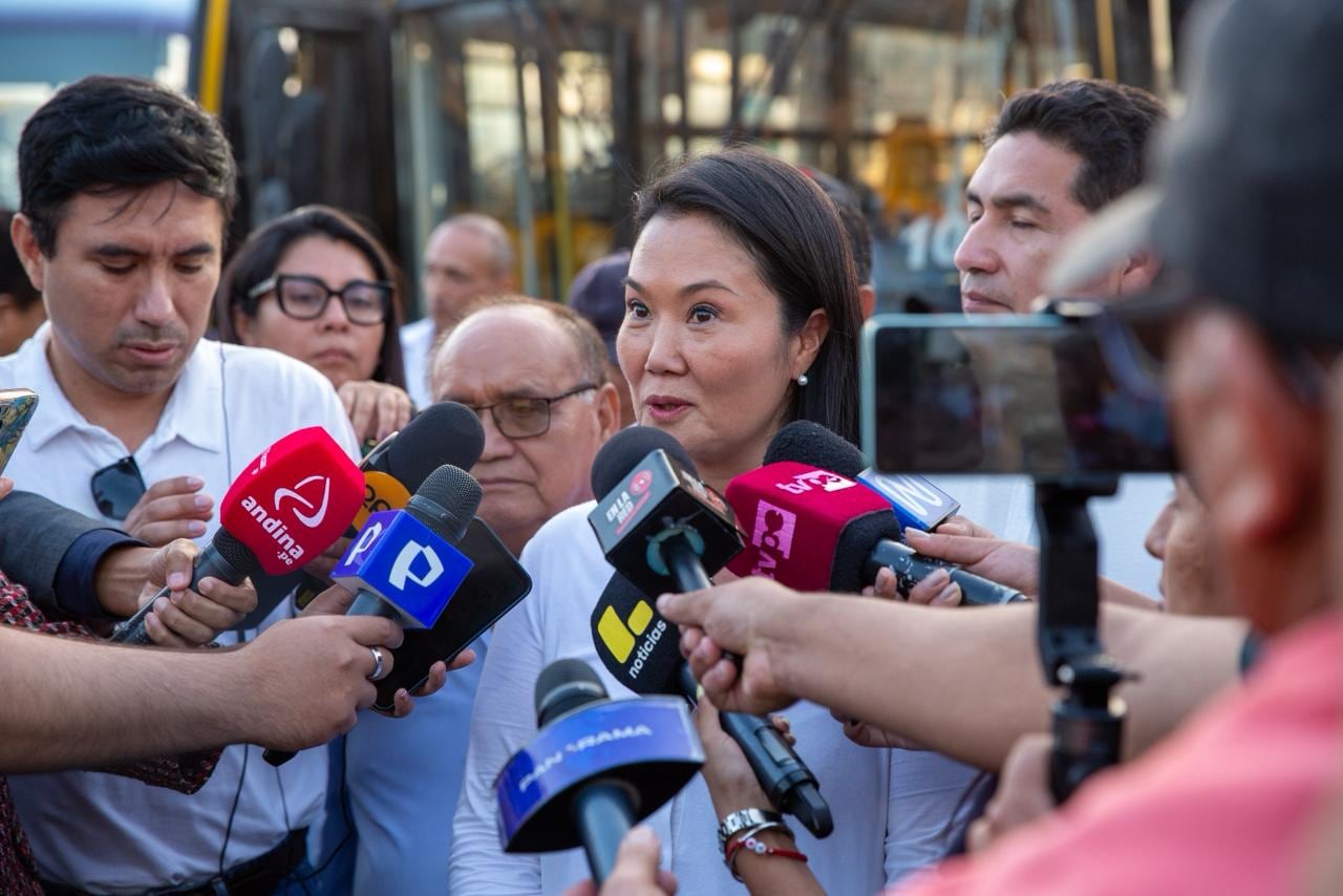 Sheput le recomendó a Keiko Fujimori ser más frontal en el debate, y que fuerce a Roberto Sánchez a que diga qué hará con el BCR y la Asamblea Constituyente. Foto: Fernando Sangama/GEC