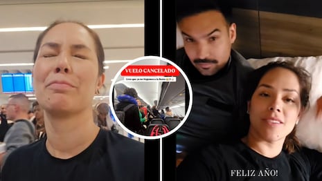 Vuelo cancelado: Karen Schwarz y Ezio Oliva celebran Año Nuevo en un hotel de Filadelfia