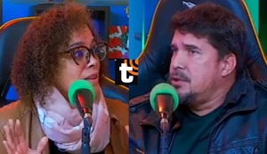 Ebelin Ortiz y Gabriel Calvo se ENFRENTAN EN VIVO, ella lo llama ‘imbécil’ y él responde: “De política hablas huev…”