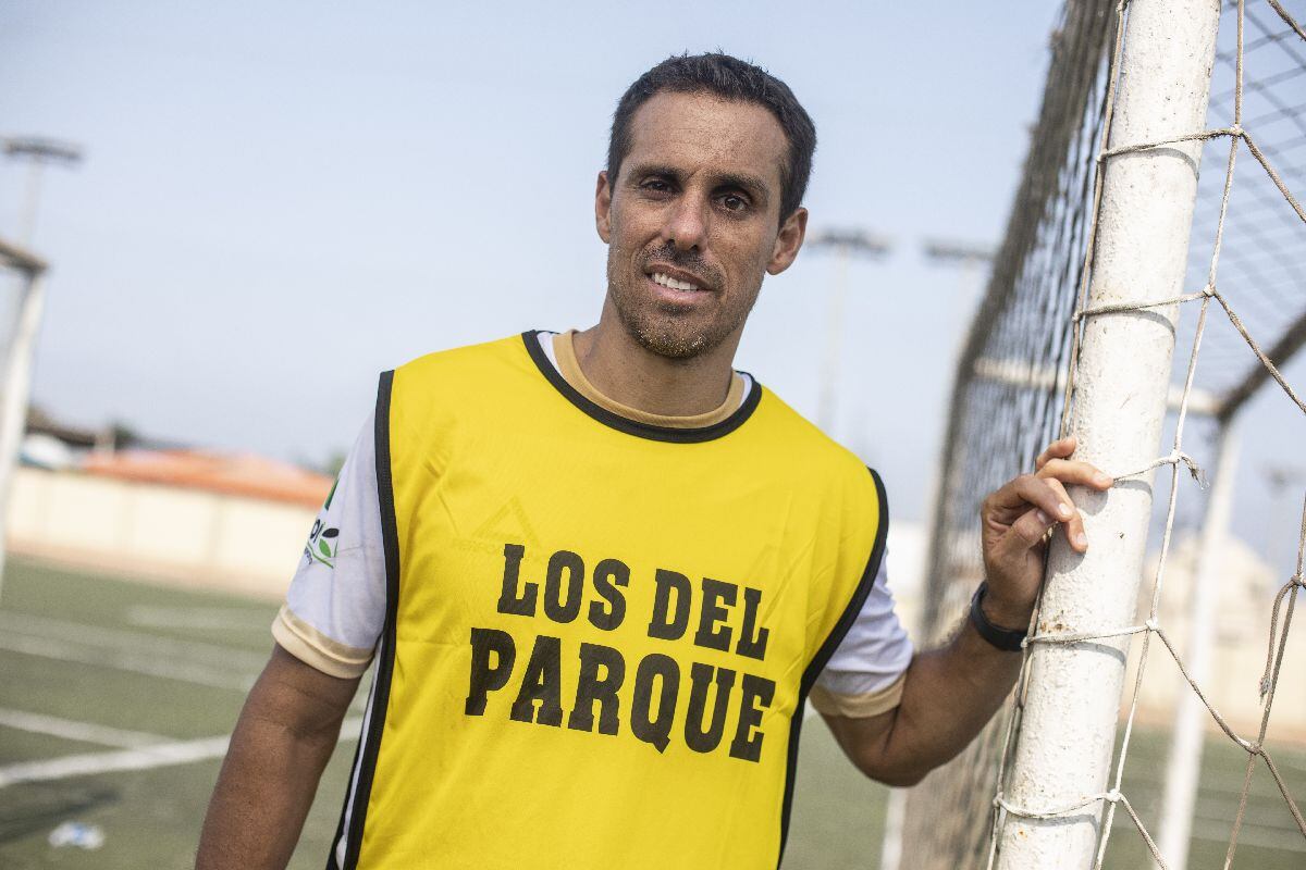 Carlos Orejuela volvió al fútbol este 2023 con "Los del Parque". (Foto: César Campos/GEC)
