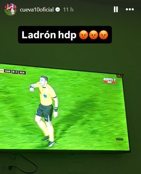 Posteo de Christian Cueva en redes sociales. (Captura)