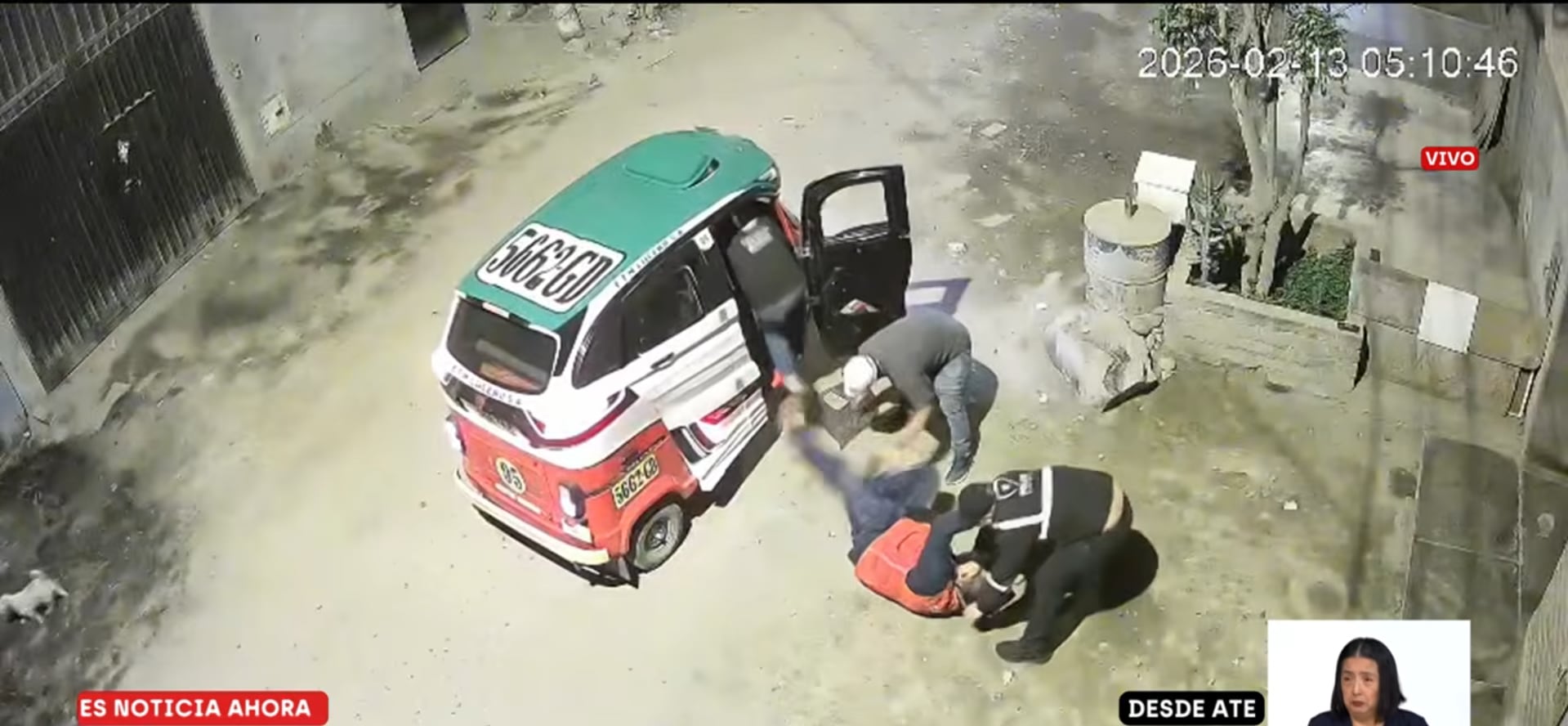 Todo ocurrió en Ate, donde terminaron masacrando a un adulto mayor. (Foto: América Noticias)