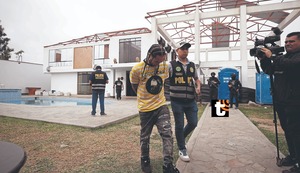 Hacían fiesta en búnker de Lurín con armas y drogas: Casa con piscina, zona de parrilla y hasta pista de baile