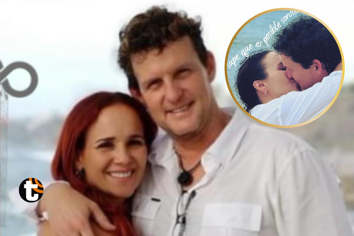 Erika Villalobos y su pareja