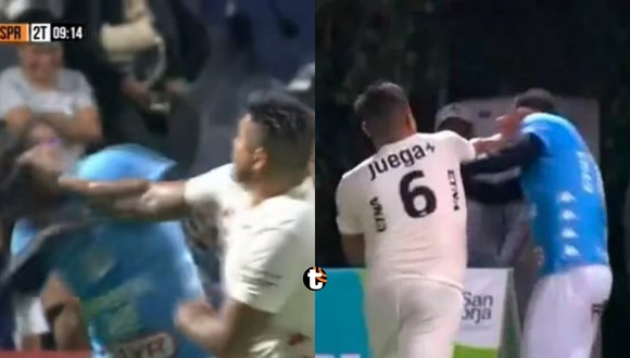 El ‘Loco’ Vargas golpeó al ‘Cóndor’ Mendoza en la Copa Leyendas.