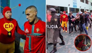 No contaban con su astucia: policía vestido de “Chapulín Colorado” captura banda en Comas