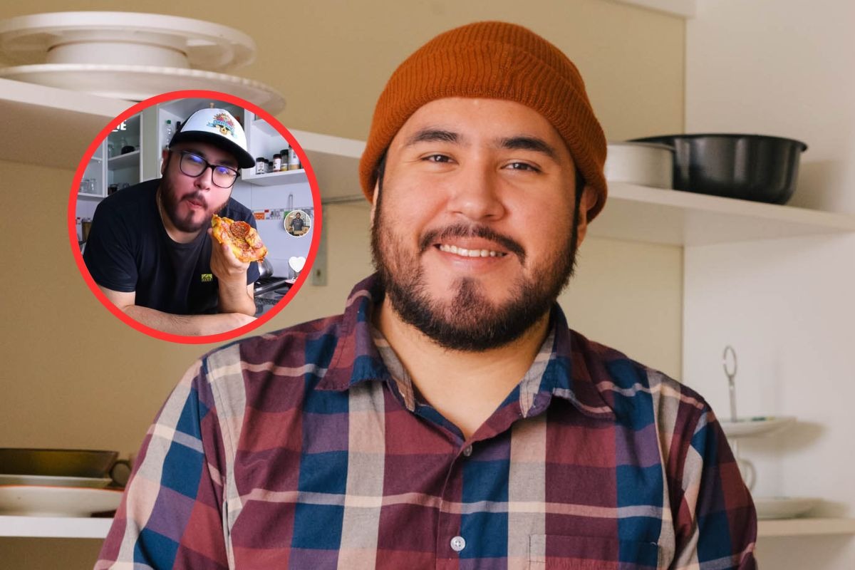 Diego Bastidas López, a mediados del 2021, abrió su cuenta de TikTok para ofrecer recetas, preparar potajes y dar tips de cocina. Foto: Composición / Diego Bastidas.