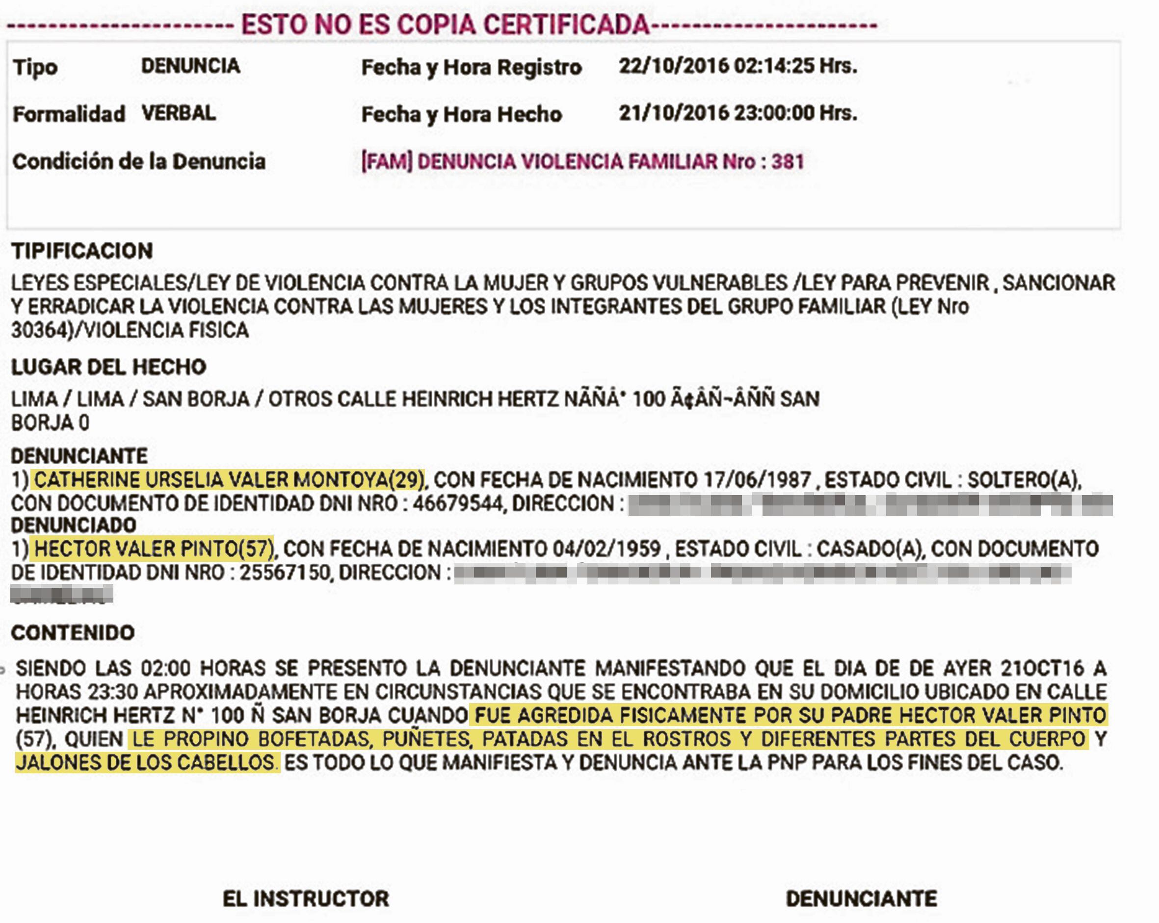 Héctor Valer golpeó con puñetes a esposa y a su hija: Todo sobre el indignante caso y denuncias
