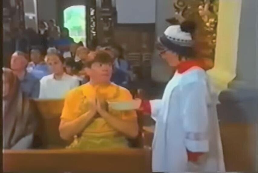 Xavier López y María Antonieta de las Nieves interpretaron a sus famosos personajes infantiles en la cinta “La Chilindrina en apuros” (Foto: Telecivine)