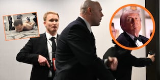 Donald Trump fue puesto bajo fuertes medidas de seguridad. (AFP)