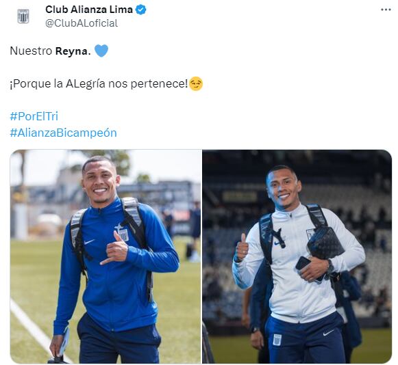 Pedro García dijo que Bryan Reyna no sonreía y Alianza Lima le contestó. Foto: Captura.