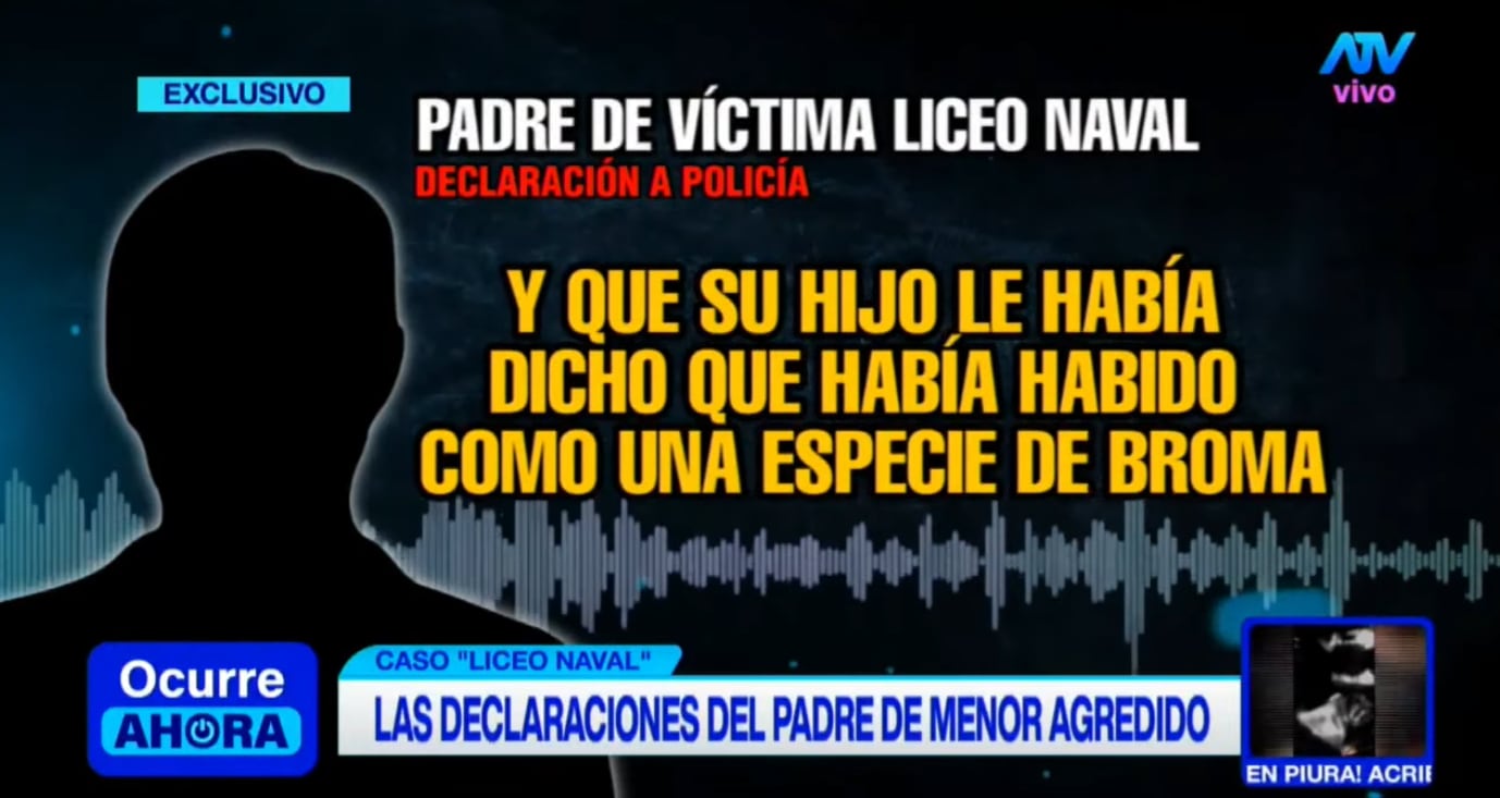 Progenitor del escolar Liceo Naval Almirante Guise contó lo que le dijo otro padre tras la presunta agresión sexual.