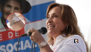 ¿Original o bamba? Dina Boluarte es captada con lujoso Rolex de miles de dólares en actividades