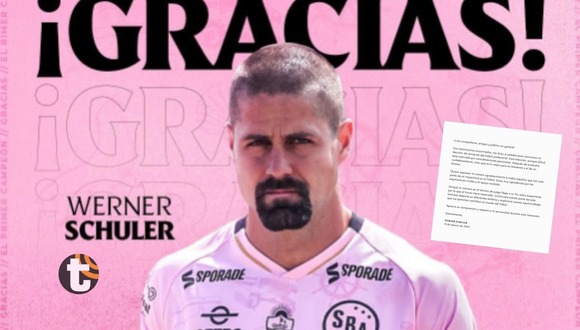 Werner Schuler dejó el fútbol profesional con una sentida carta de despedida (video:Canal N)