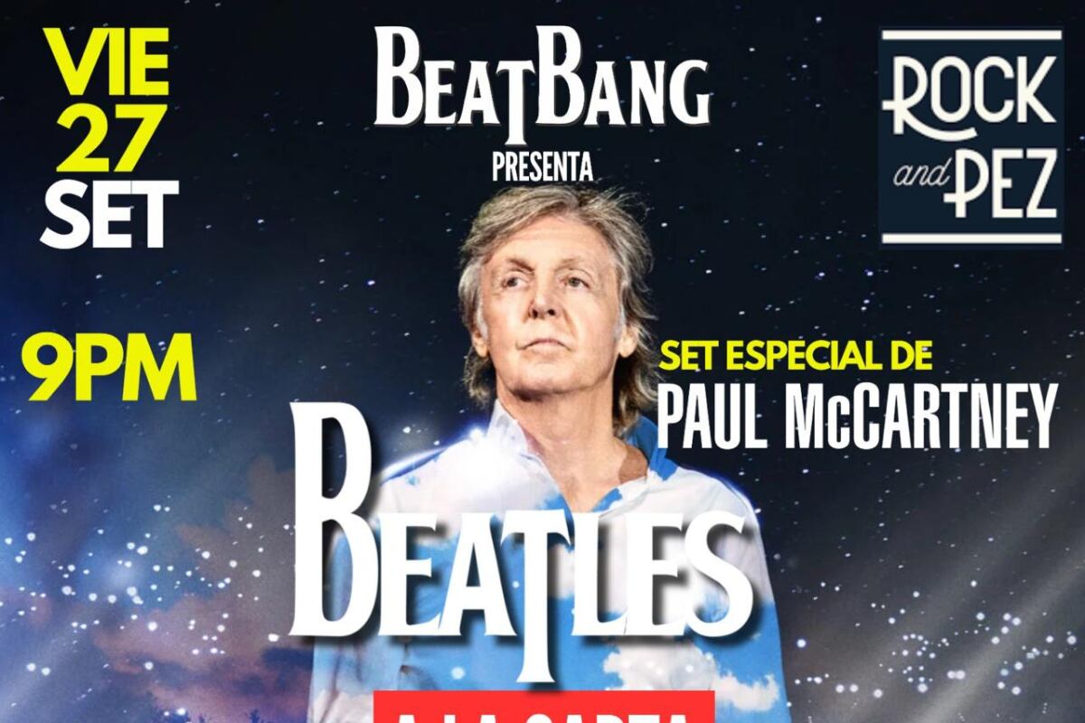 Presentarán show el viernes 27 de septiembre a las 9:00 p.m. en el Rock & Pez