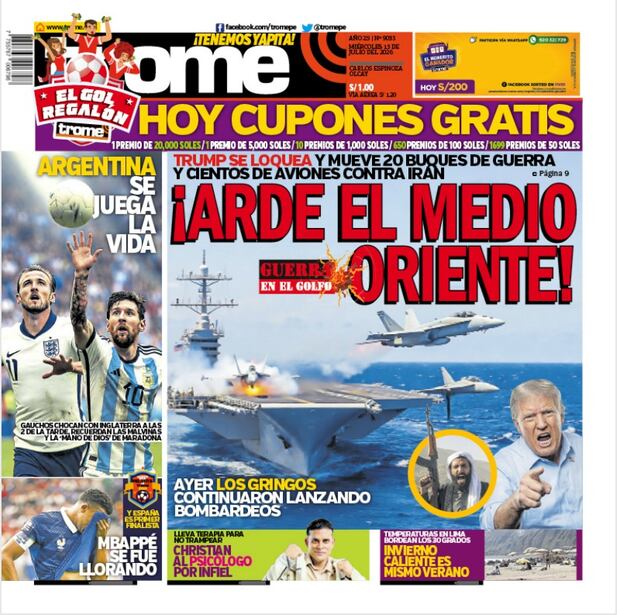 Portada Trome