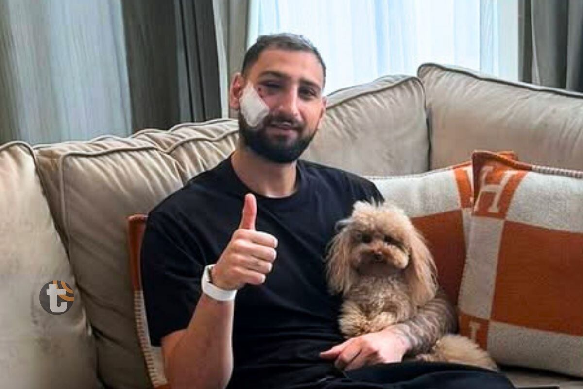 Donnarumma se recupera en casa después de una delicada cirugía (Foto: @donnarumma)