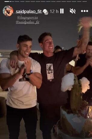 Said Palao y Hugo García celebraron sus cumpleaños juntos. (Foto: Instagram).