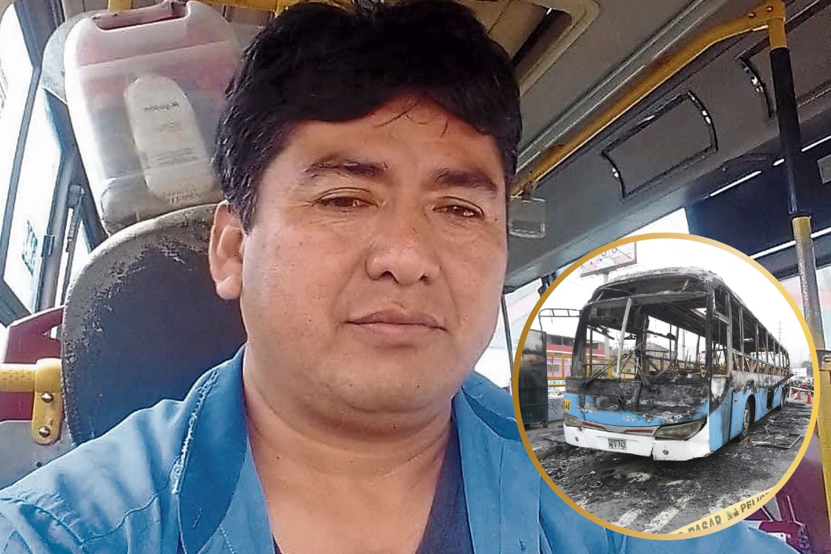 José Cumpa Chavesta perdió la vida tras ser quemado vivo dentro de su bus.