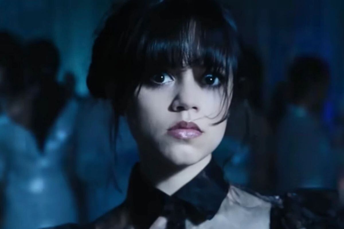 Jenna Ortega en la icónica escena del baile de Merlina (Foto: Netflix)