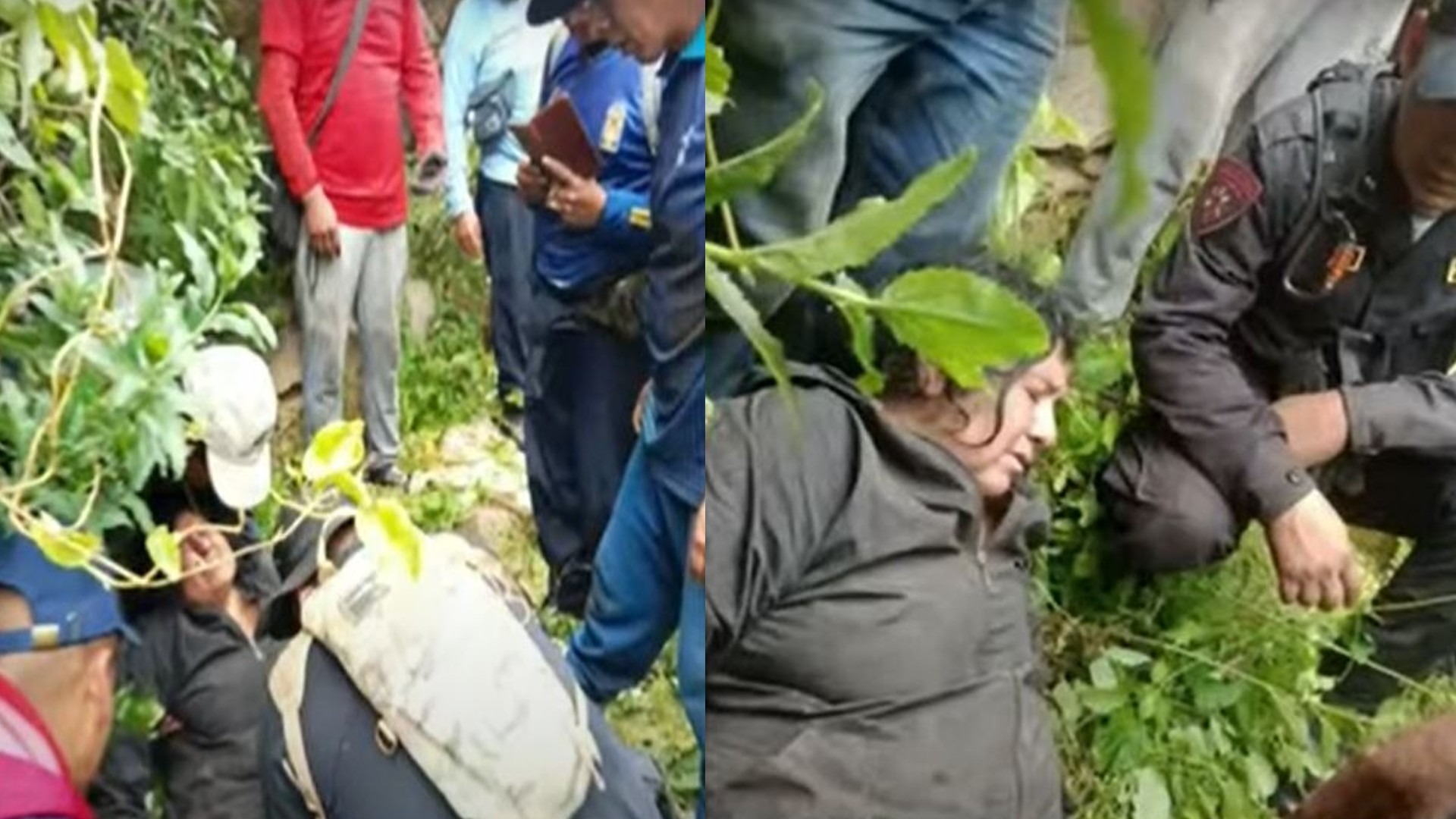 Huaura: Profesora es rescatada de abismo tras 8 días de búsqueda.