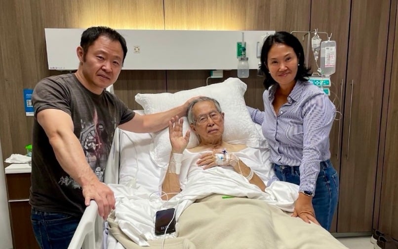 Alberto Fujimori fue intervenido quirúrgicamente. (Foto: X / Keiko Fujimori)