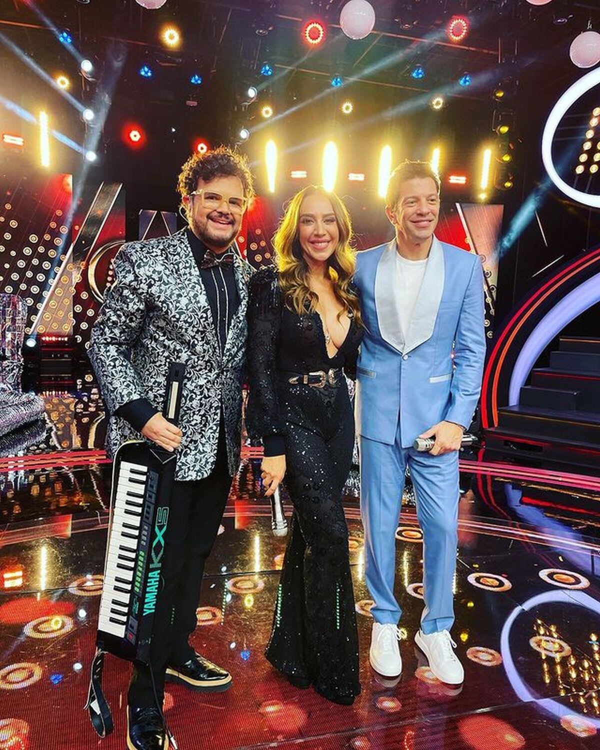 El cantante durante su participación en "La Academia" (Foto: Aleks Syntek / Instagram)