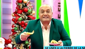 ‘Hablando Huev…’ lanza panetón y Metiche lo prueba EN VIVO: “Está duro, ya no ya...”