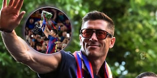 Robert Lewandowski utilizó sus redes para despedirse de la hinchada culé (Foto: Getty Images)