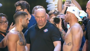 Ilia Topuria y Justin Gaethje quedaron listos para su pelea en el UFC Casa Blanca