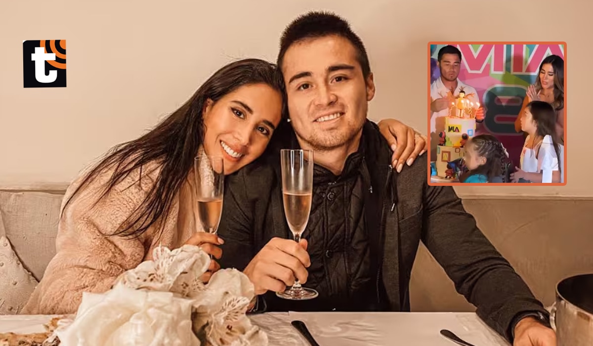 Melissa Paredes y el ‘Gato’ Cuba le celebraron el cumpleaños a su hija con la temática de ‘El juego del calamar’.