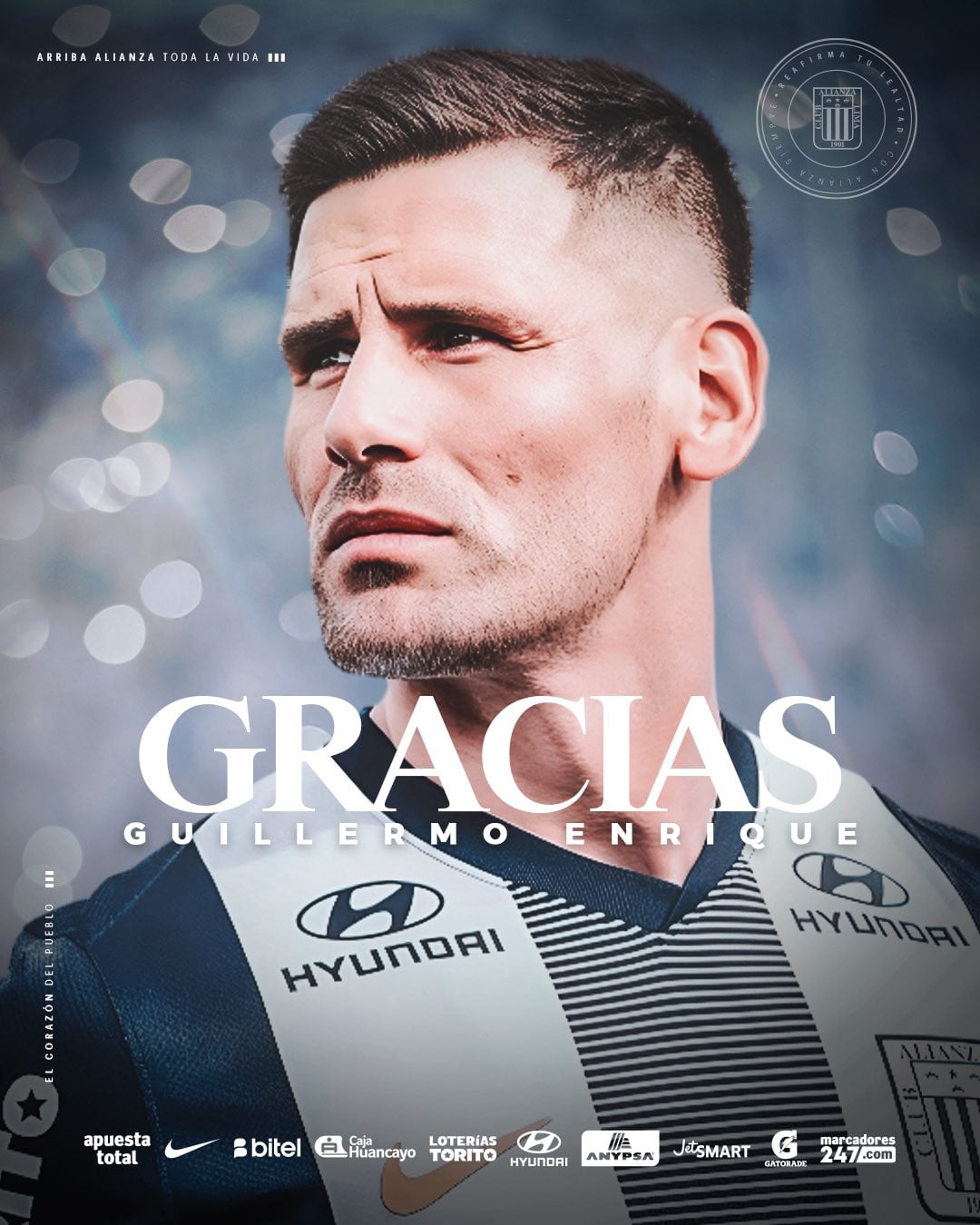 Guillermo Enrique tampoco seguirá en La Victoria (Foto: Alianza Lima)