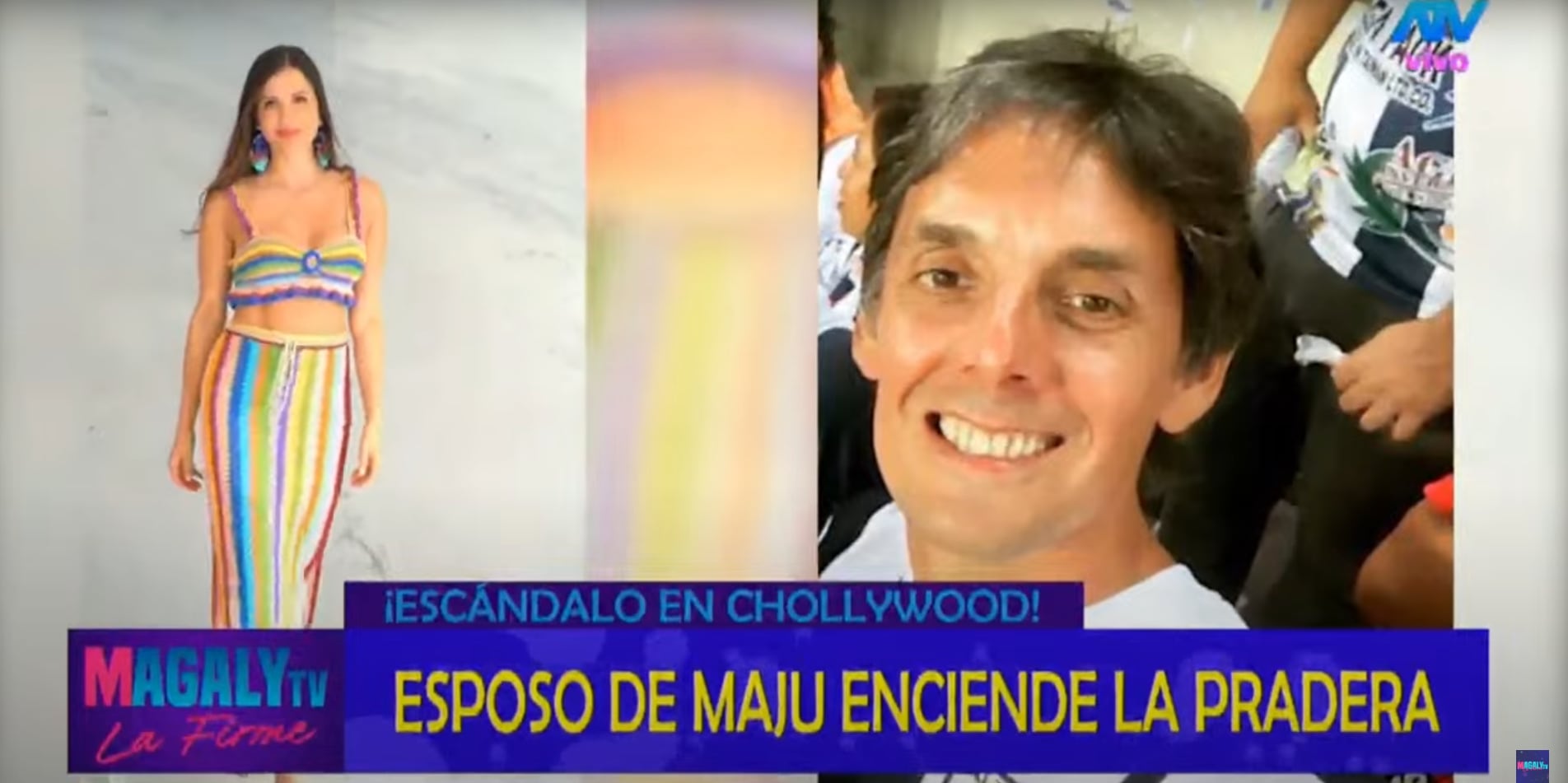 Gustavo Salcedo confirma cercanía entre su esposa y productor de televisión. (Fuente: Magaly TV: La Firme)