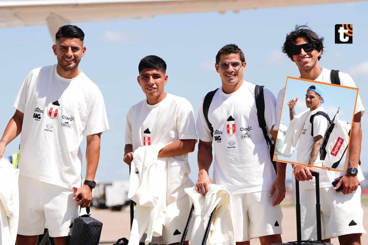 Partida de la selección peruana rumbo a Kansas. (@SeleccionPeru)
