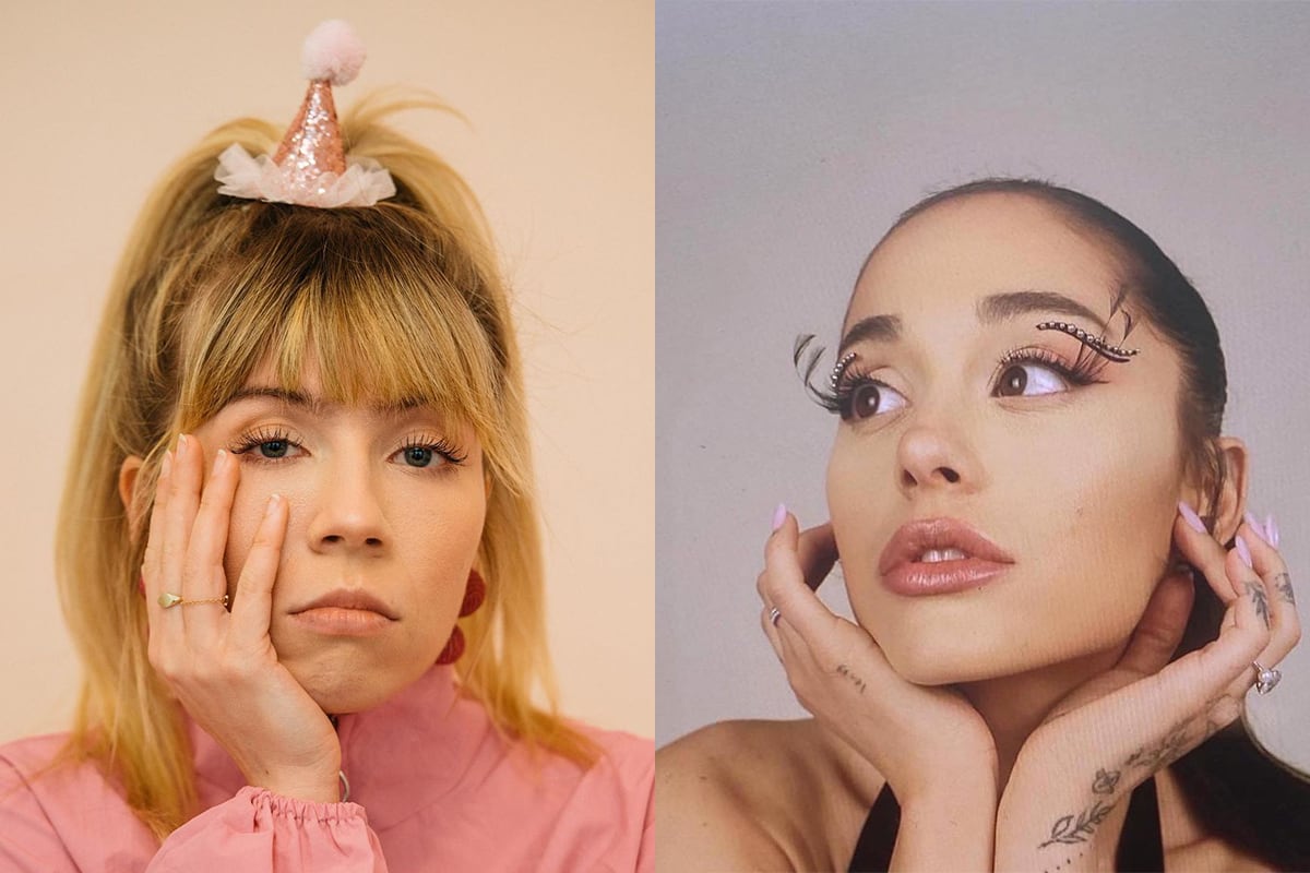 Ambas tuvieron varios 'choques' de ego dentro de las grabaciones de 'Sam & Cat' (Instagram @arianagrande y @jennettemccurdy)