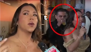 Dayanita y su ex Miguel coinciden en evento y ella abandona la entrevista cuando le preguntan por él