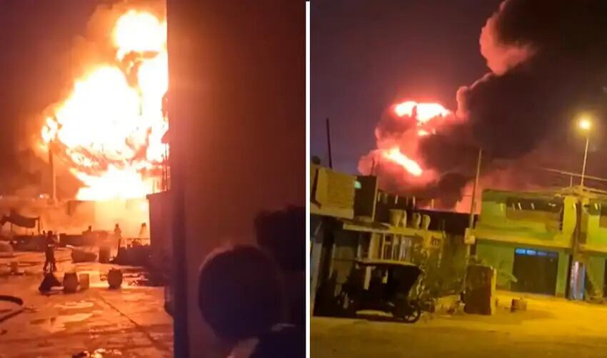 Voraz siniestro se produjo en Cajamarquilla. (Foto: Difusión)